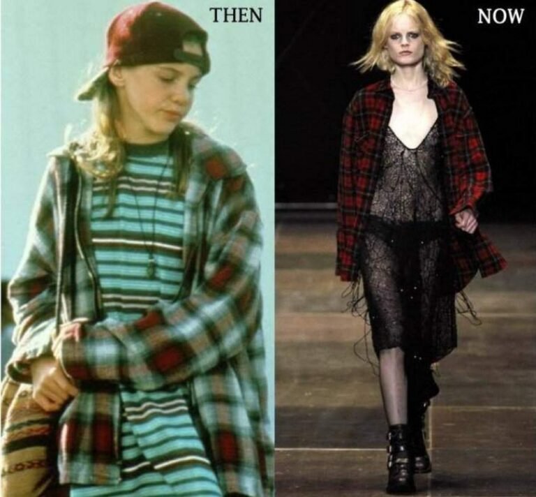 Oversized Black Graphic T-shirt Dress + Black Cardigan + Layered Silver Necklaces