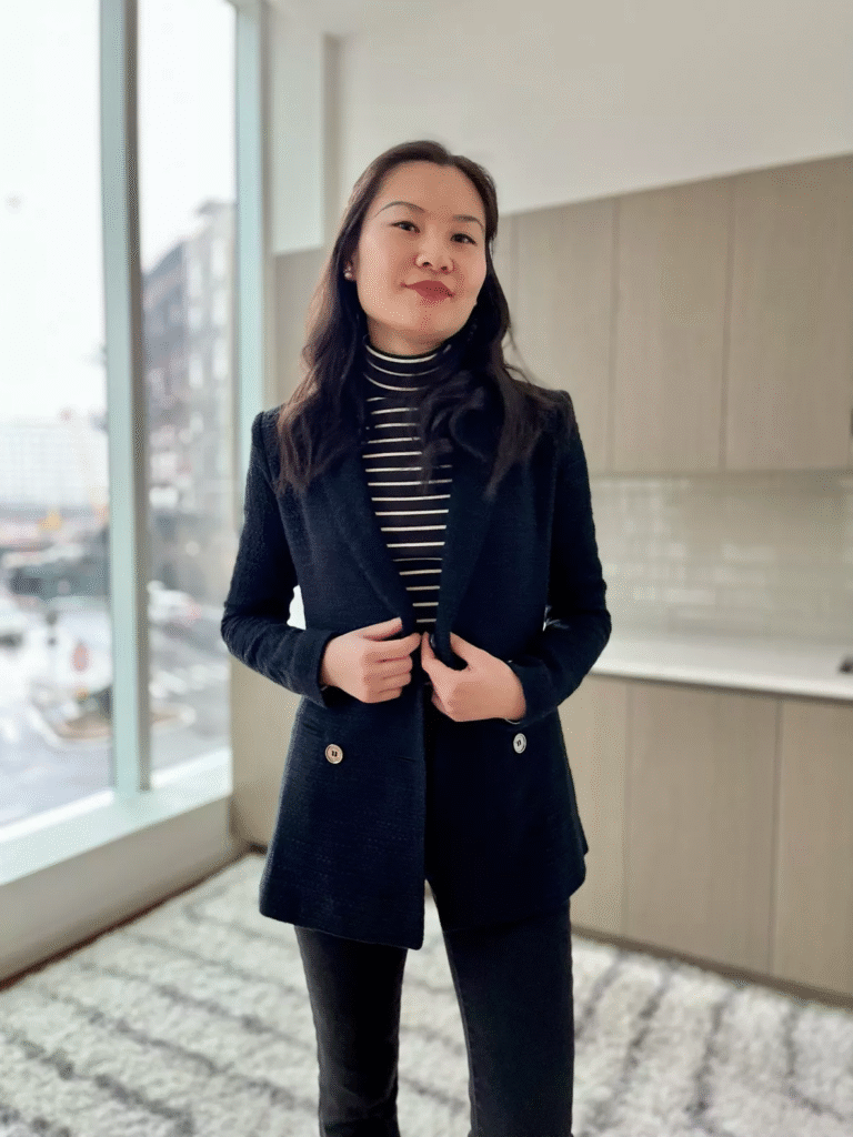 The Turtleneck And Tweed Blazer Combo