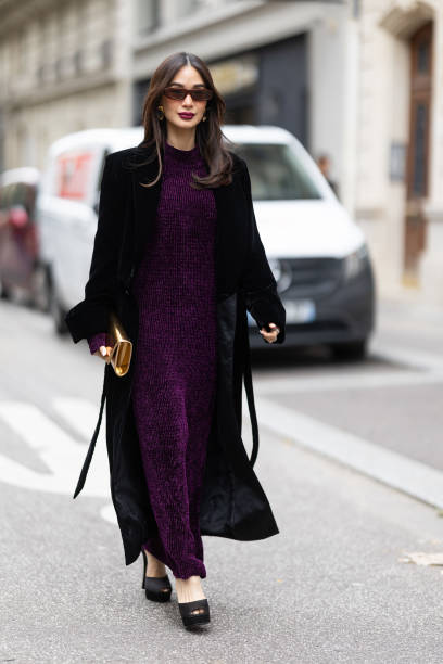 The Velvet Dress And Statement Coat