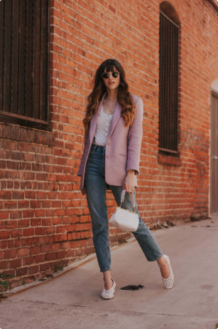 Straight-Leg Jeans with a Blazer (Casual Friday)