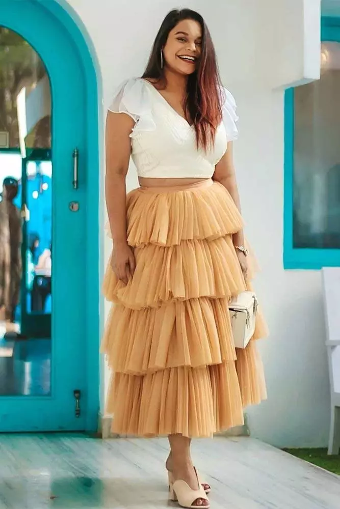 Layered Tulle Skirt