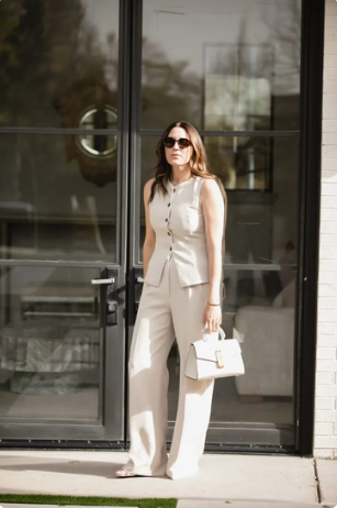 Monochrome Look in Warm Neutrals