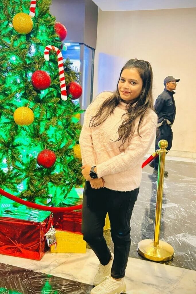 Light Pink Fluffy Sweater + Black Skinny Jeans + Chunky White Sneakers