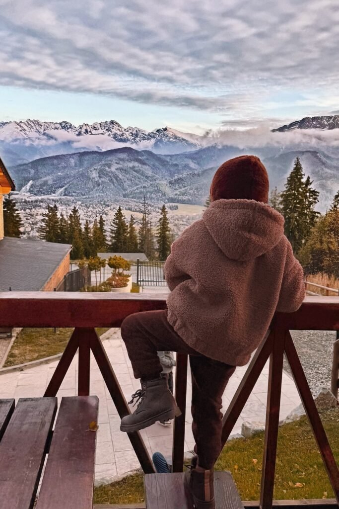 Taupe Teddy Bear Fleece Hoodie + Brown Pants + Gray/Brown Lace-Up Boots (Child's Outfit)