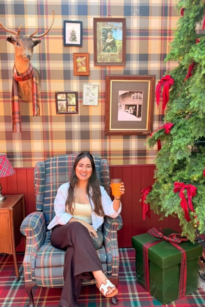 White Button-Down Shirt + Beige Tube Top + Brown Wide-Leg Trousers + White Sandals