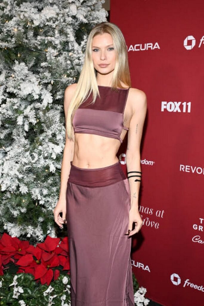 Mauve Satin Two-Piece Halter Crop Top and Matching Maxi Skirt