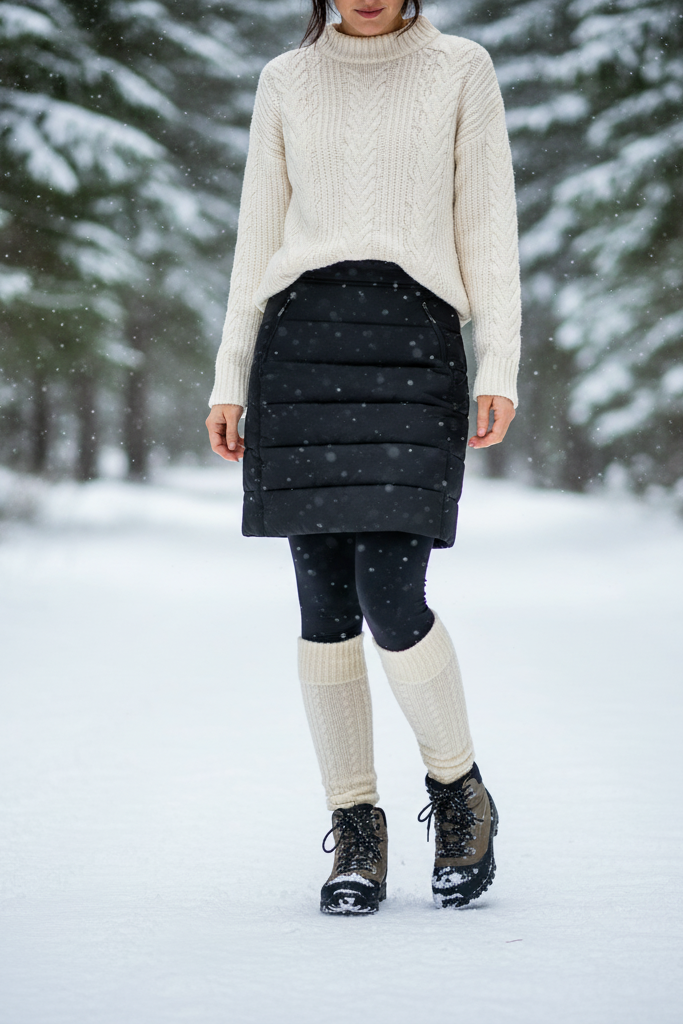 The Insulated Skirt & Layered Socks