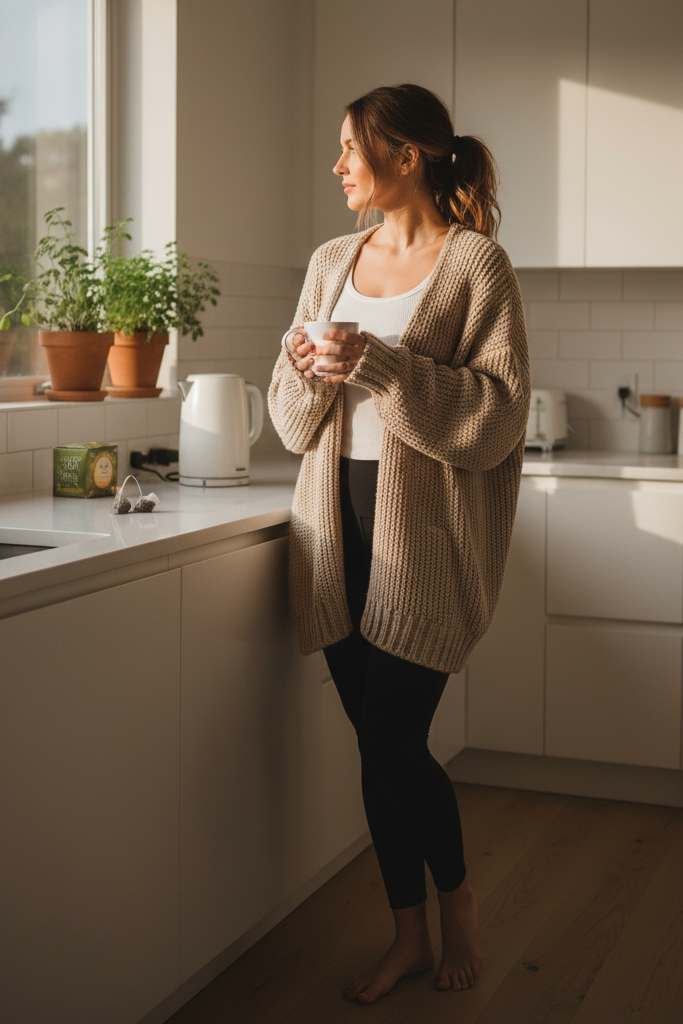 The Oversized Cardigan & Leggings