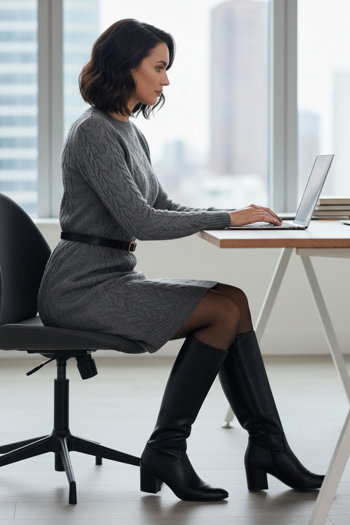 The Sweater Dress & Tights Uniform