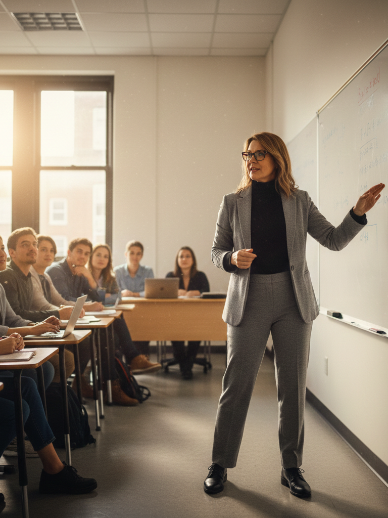Cardigan Suit (Knit Blazer + Trousers)