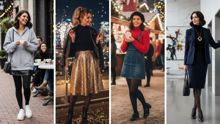 Cute Spring Outfits with Skirts Warm & Stylish