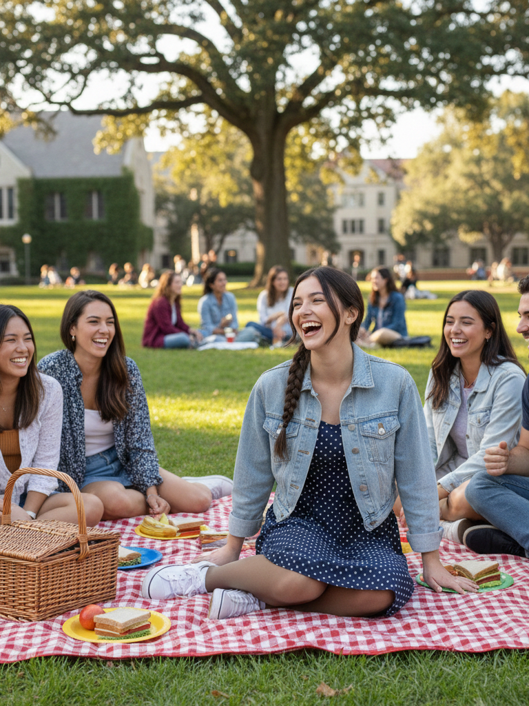 Denim Jacket + Sundress + Sneakers