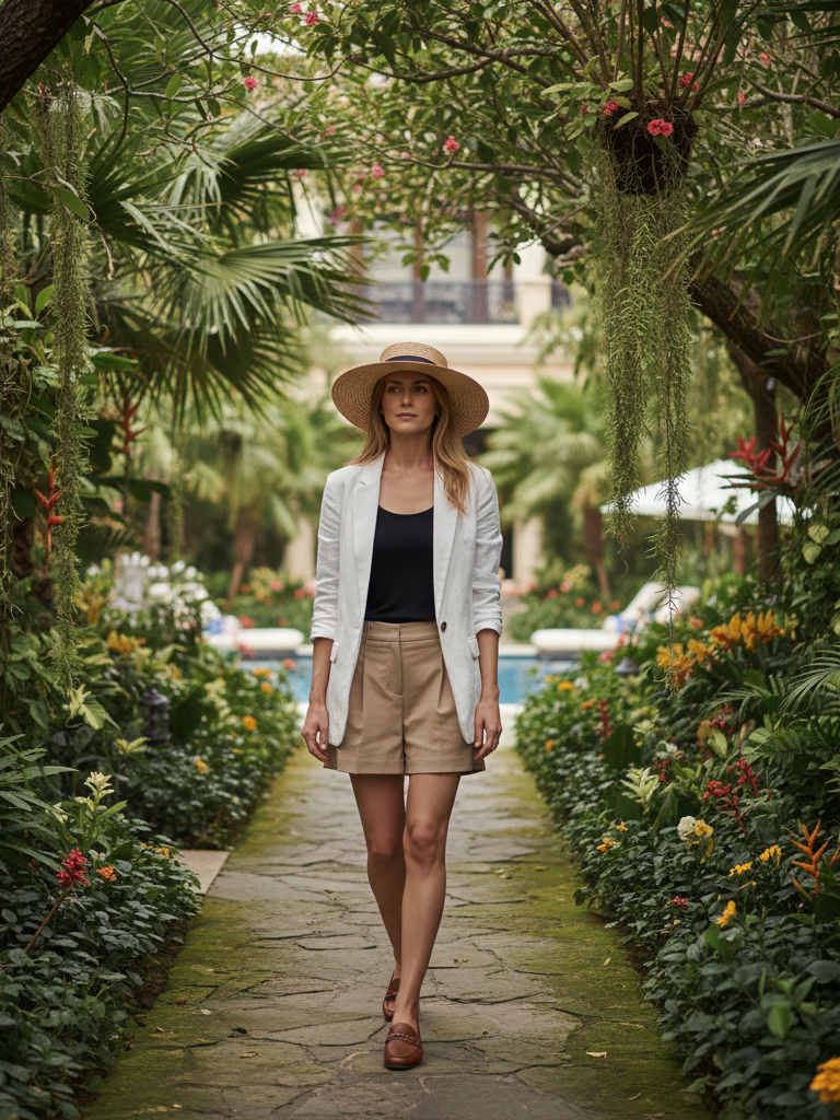 Dress + Long Sleeve Top + Sneakers