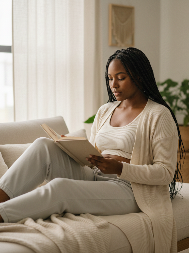 Knit Co-Ord Set (Crop Top & Cardigan)