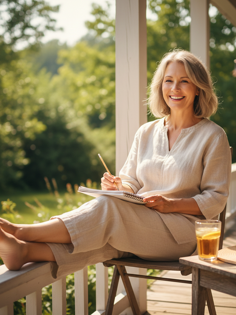 Linen Tunic + Pull-On Linen Pants