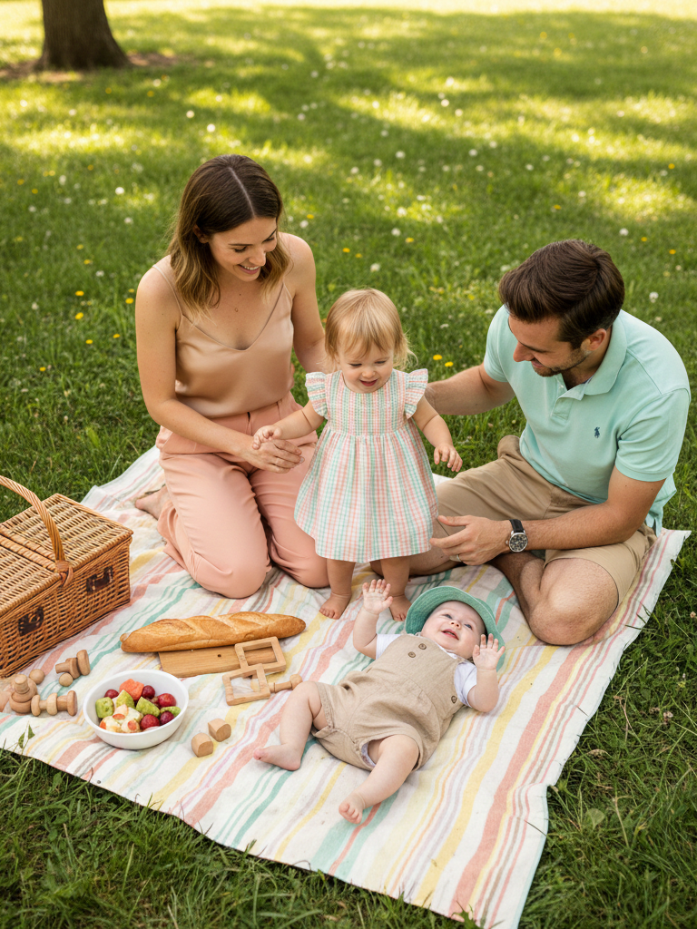 Mint Green & Peach Modern Mix