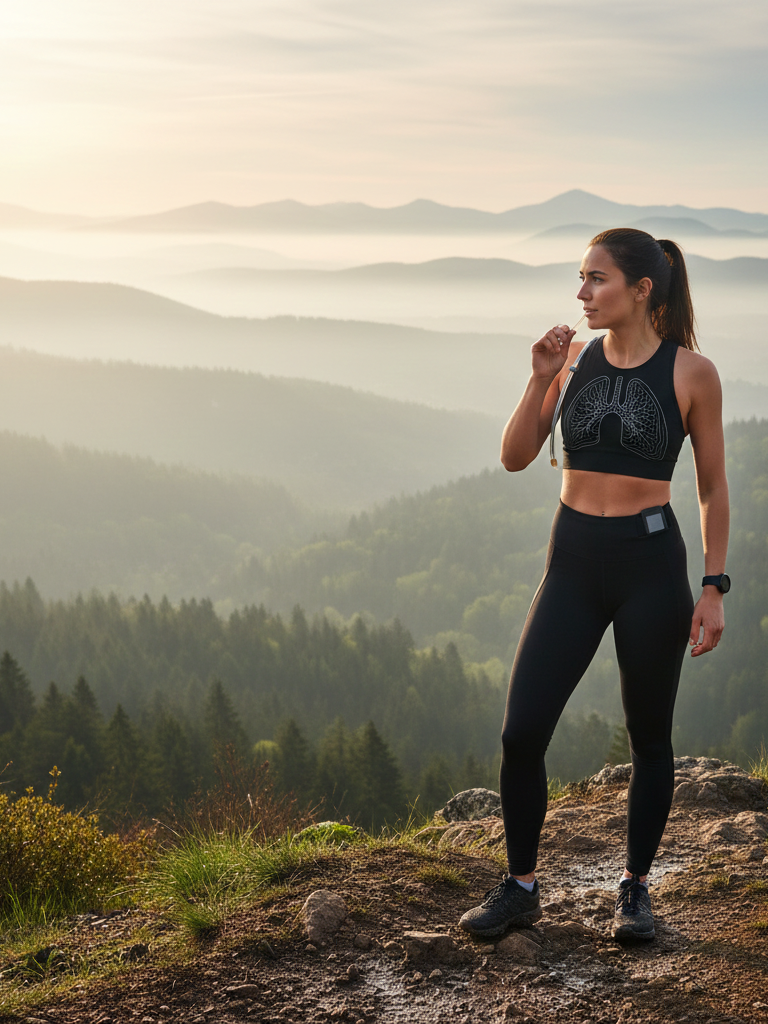 Phase-Change Leggings + Breathe-Map Bra + Smartwatch Sleeve