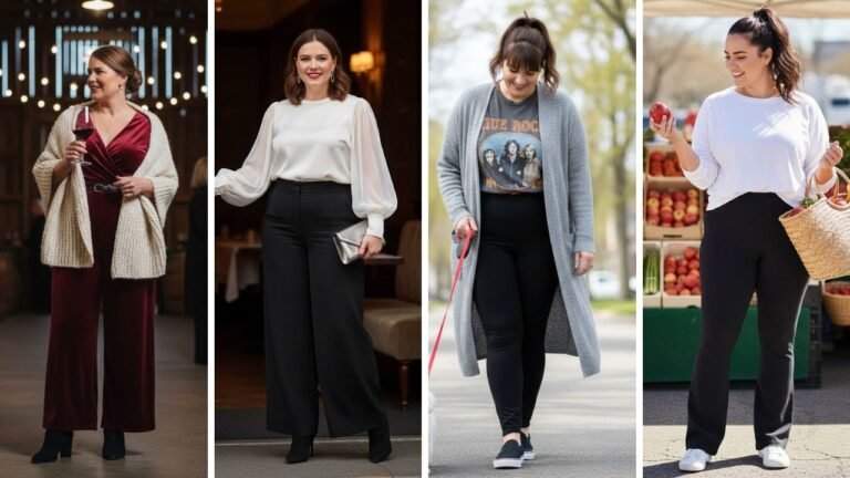 Plus Size Chilly Spring Outfits 30 Stylish & Warm Looks