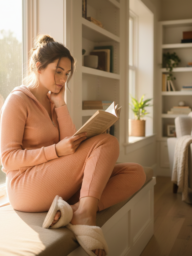 The Ribbed Knit Lounge Set