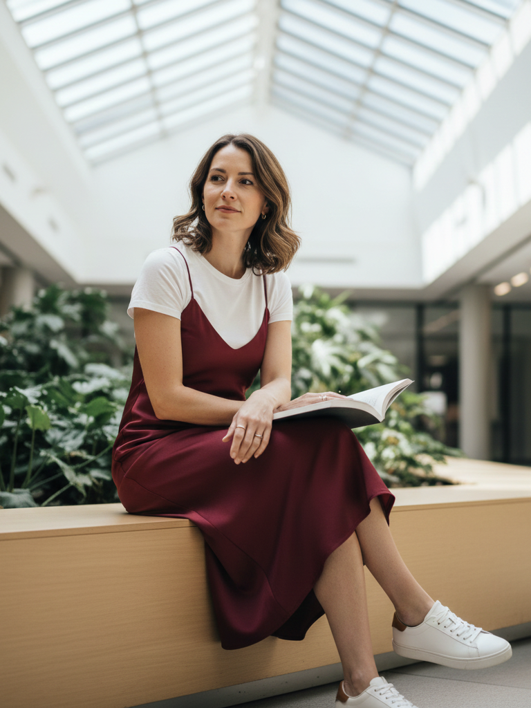 The Slip Dress and T-Shirt Layer