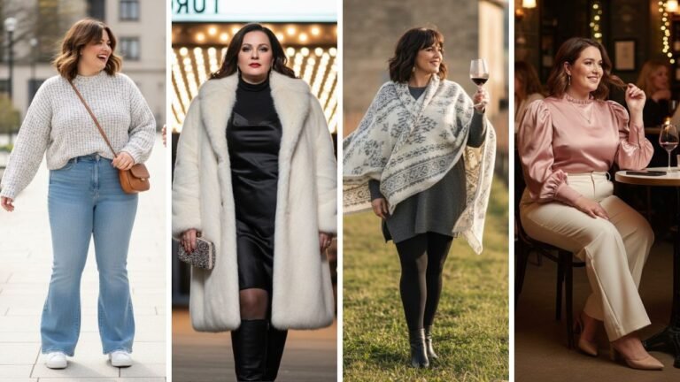 Cold Spring Outfits Plus Size