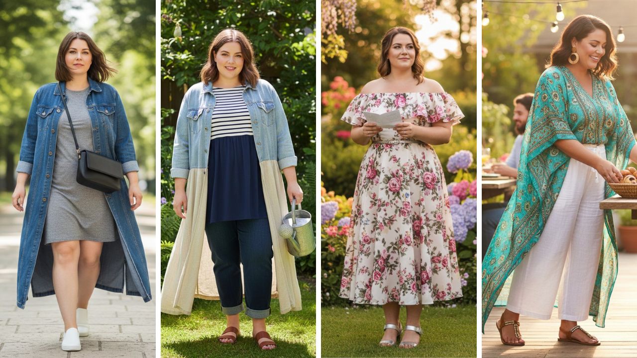 Plus Size Spring Dressing Plus Size Spring Outfits Big Stomach: 30 Stylish & Flattering Looks ...