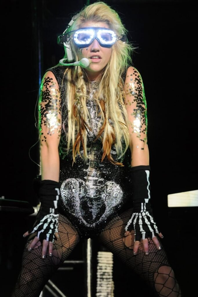 Skeleton Sequin Leotard + LED Goggles + Skeleton Hand Gloves