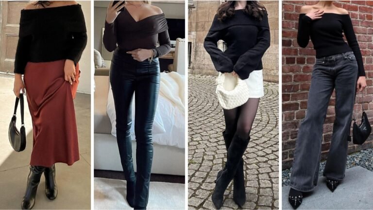 20 Chic Black Off Shoulder Top Outfits How to Style the Versatile Top