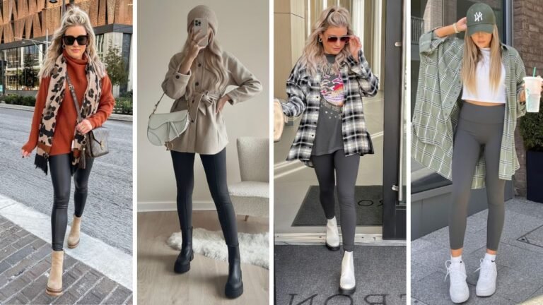 20 Chic Dark Grey Leggings Outfits How to Style the Sophisticated Neutral