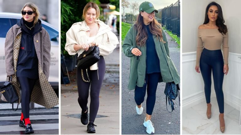 20 Chic Navy Leggings Outfits How to Style the Versatile Neutral