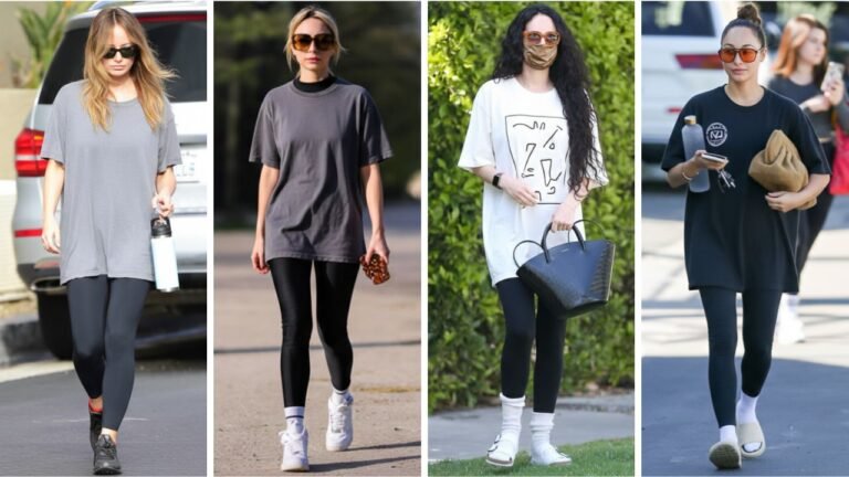 20 Cozy Leggings and Oversized T-Shirt Outfits The Ultimate Comfort Look