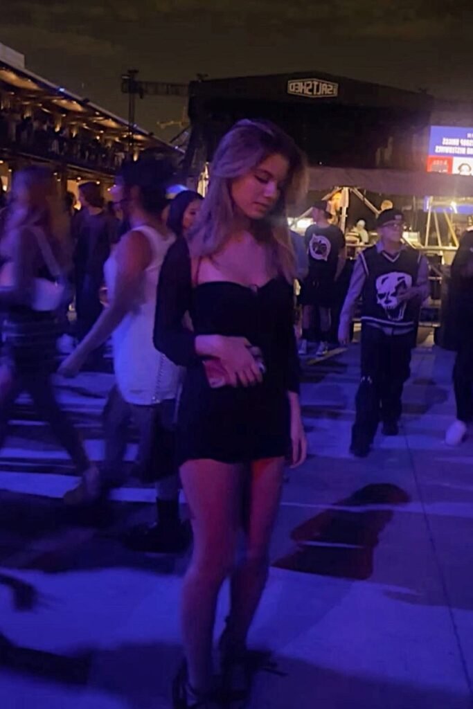 Black Strapless Mini Dress + Black Sheer Shrug + Black Strappy Heels