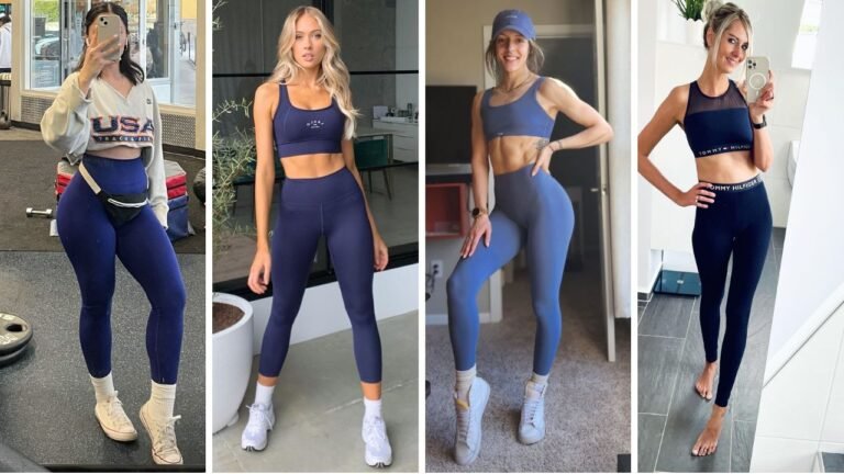 Blue Leggings Outfit Ideas 20 Fresh & Stylish Looks for Women