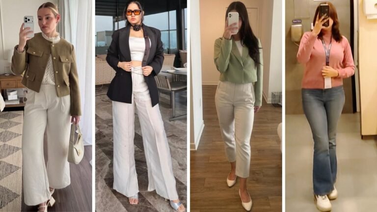 20 Chic Casual Work Outfits: Comfortable and Professional Looks