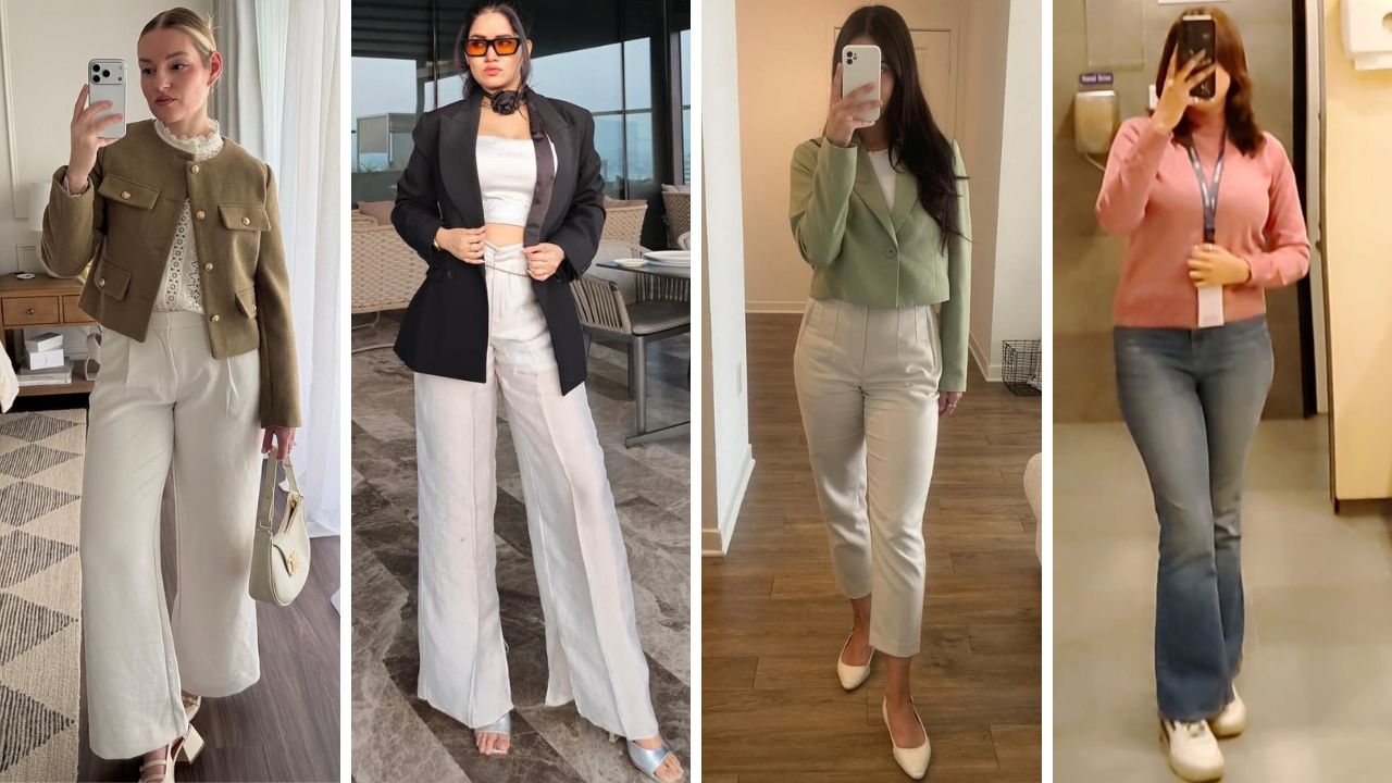Various Working Looks 20 Chic Casual Work Outfits: Comfortable and Professional Looks - Ruby ...