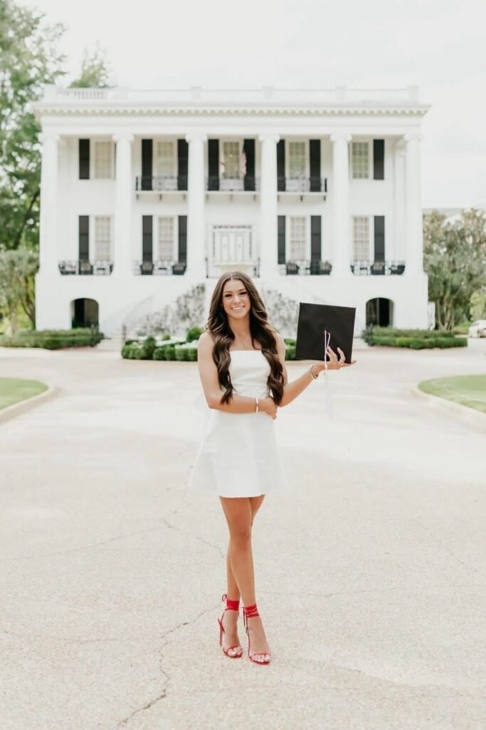 White Sleeveless Midi Dress + White Bow Hair Clip + White Pointed-Toe Slingbacks