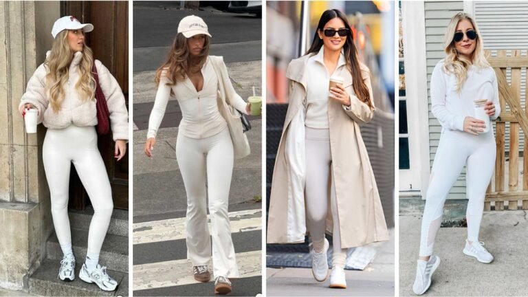 20 Fresh White Leggings Outfit Ideas For Every Occasion