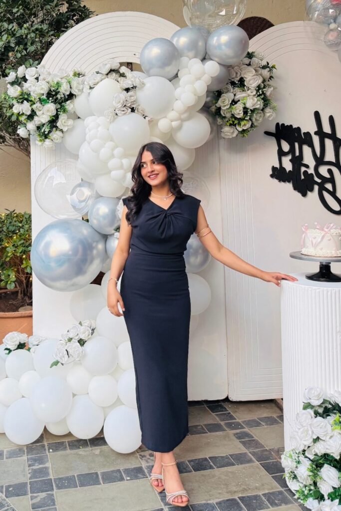 Black Sleeveless Bodycon Maxi Dress + Silver Strappy Sandals
