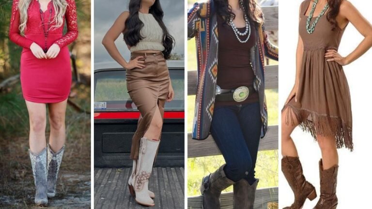 20 Stylish Cowboy Boots Outfit Ideas for Women | Western Style Guide