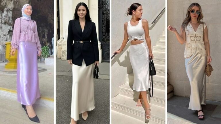 20 Chic Satin Skirt Outfit Ideas for Women | Style Guide