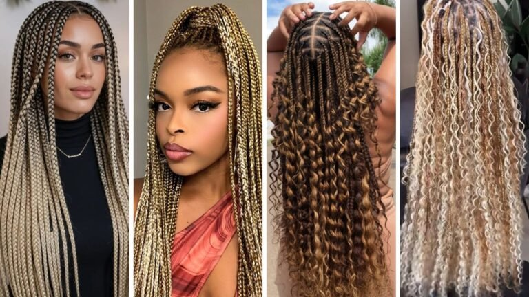 20 Stunning 613-27 Knotless Braids That Bring the Perfect Blonde Blend