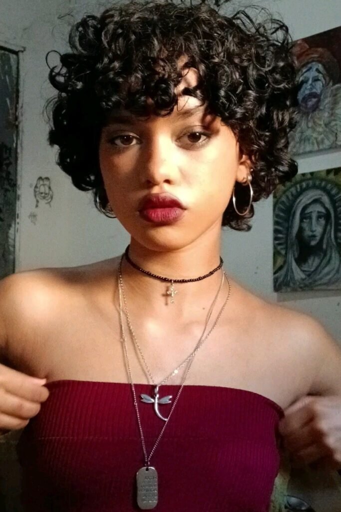 Classic Side-Swept Bob with Defined Waves