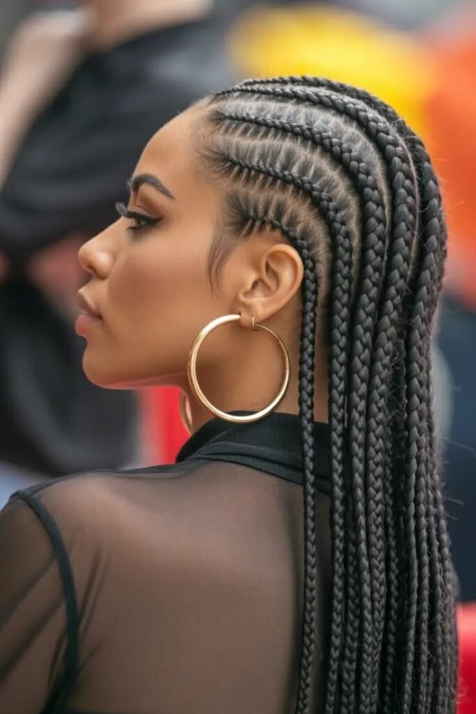 Classic Straight-Back Stitch Braids