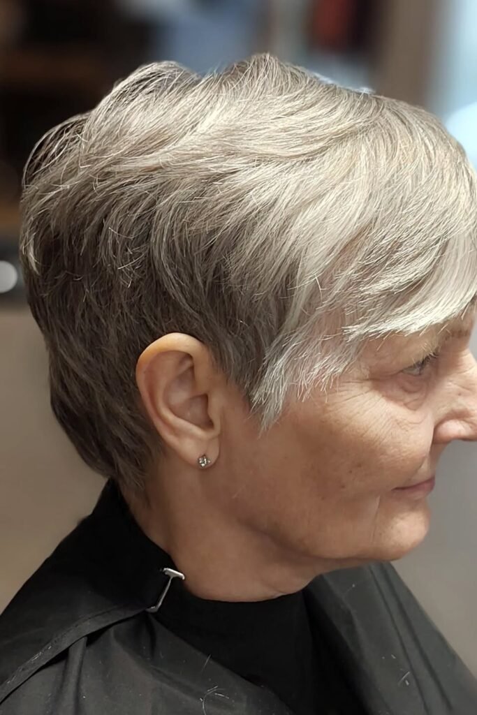 Classic Tapered Pixie with Textured Layers