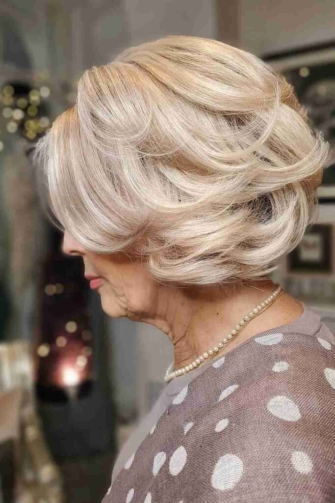 Classic Voluminous Blowout with Flipped Layers