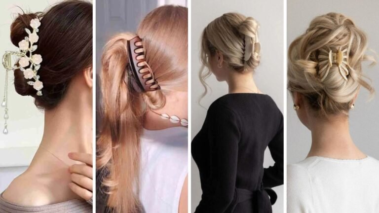 20 Beautiful Claw Clip Hairstyles for Women Over 50 That Take Seconds