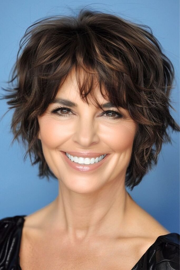 Dense Textured Shag with Razored Fringe