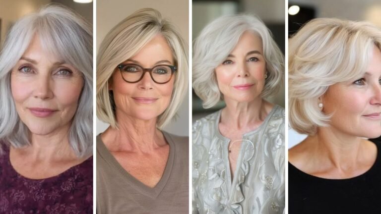 20 Beautiful Haircuts for Thin Fine Hair Shoulder Length Over 60