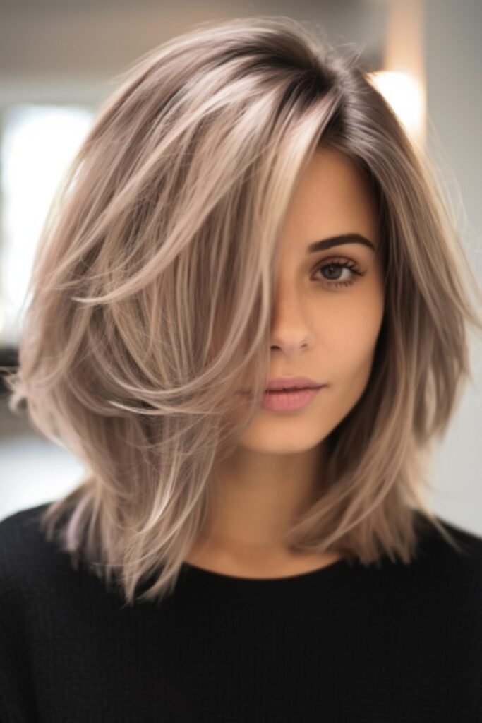 High-Volume Layered Cut with Face-Framing Highlights