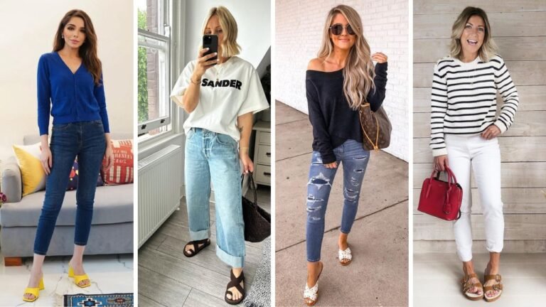 20 Chic Jeans and Sandals Outfit Ideas for Women